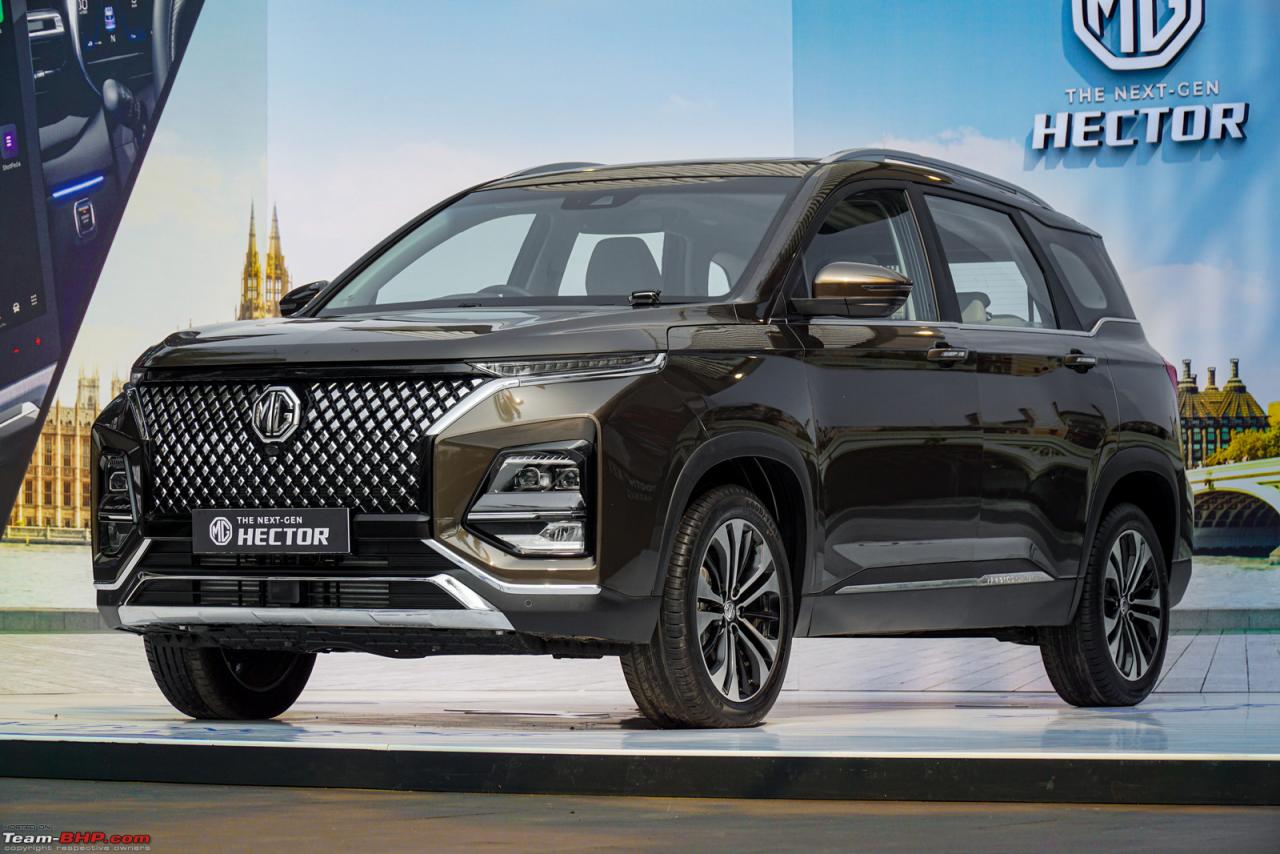 2023 MG Hector facelift unveiled in India | Team-BHP