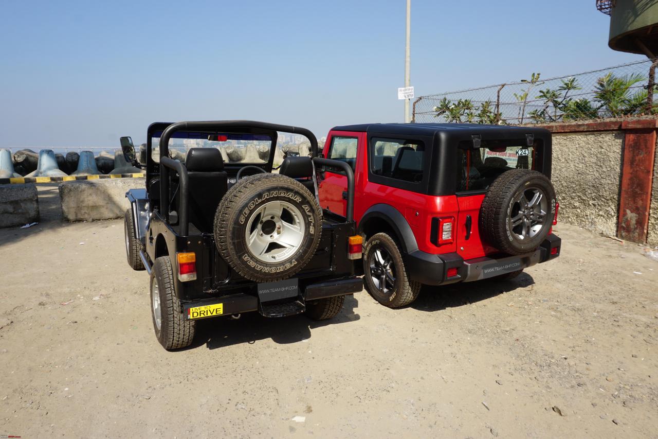 1997 Mahindra Classic Vs 2021 Mahindra Thar Team Bhp