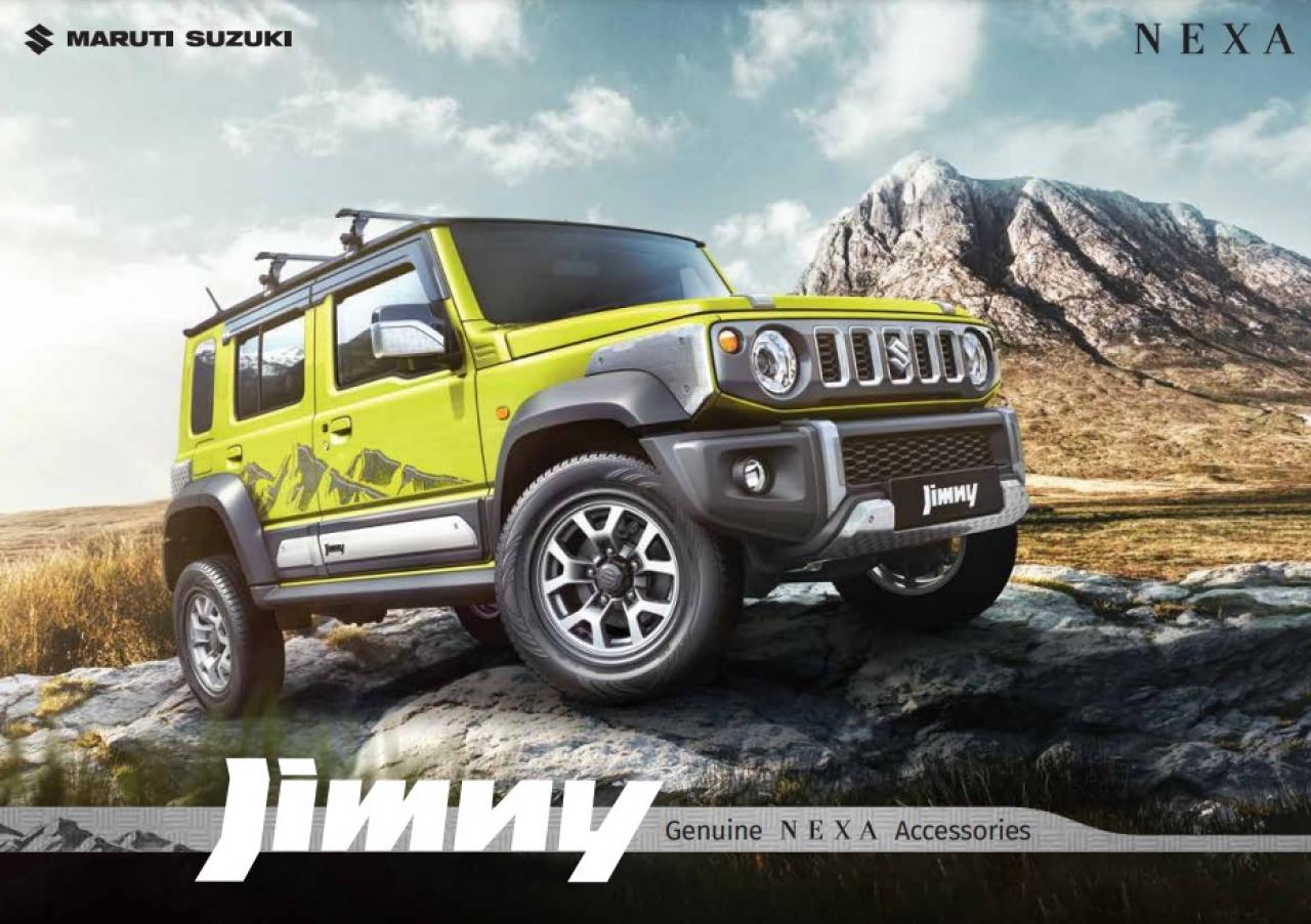 Maruti Jimny accessory packages priced from Rs 5,280