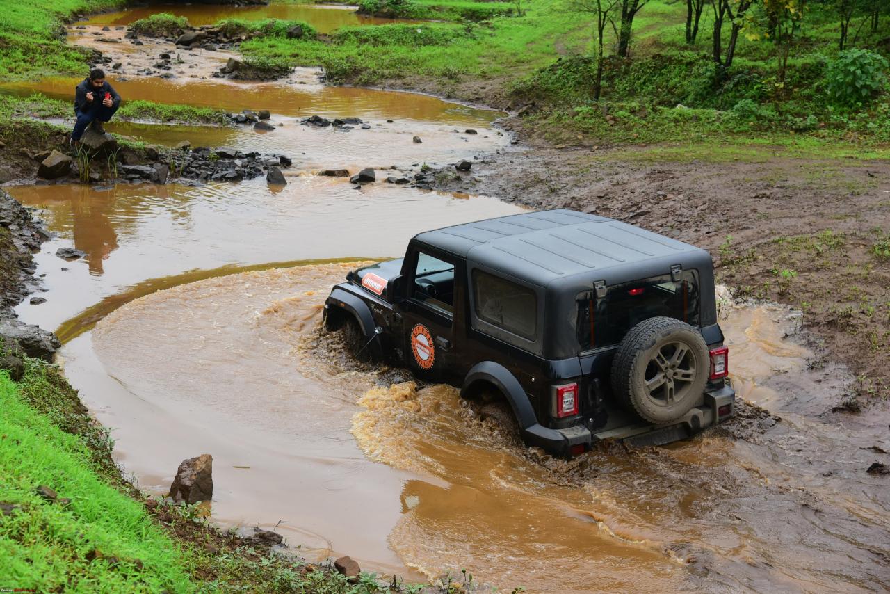 Experiencing my Thar 4x4 AT's off-road capabilities for the first