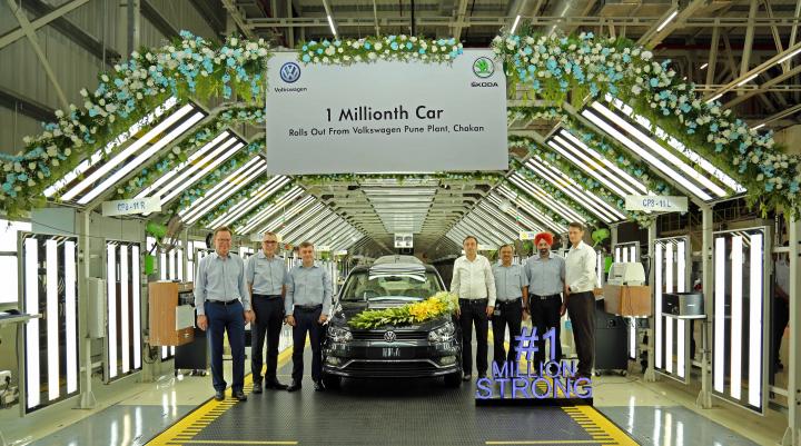 1 millionth car rolls out of Volkswagen's Pune plant 