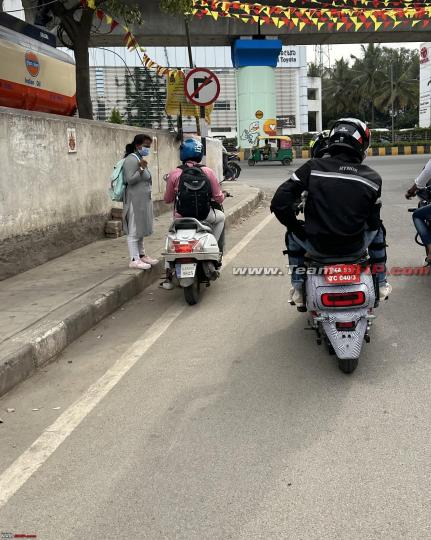 River electric scooter spied in Bangalore 