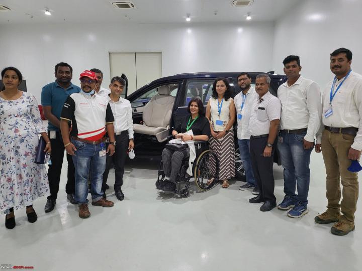 Mahindra develops special XUV700 seat for differently-abled 