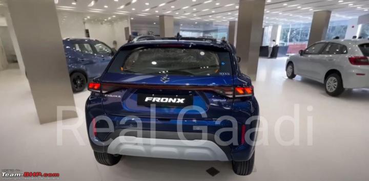 Here's what the Maruti Fronx Sigma variant looks like 