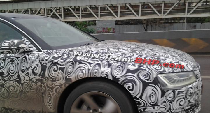 Team-BHP Scoop: 2014 Audi A8 spotted in India 