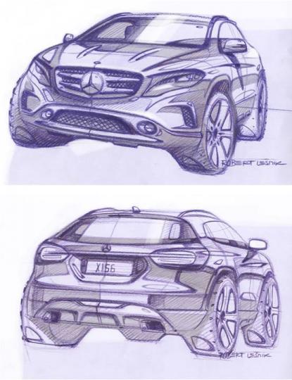 Mercedes Benz teases the 2014 GLA Crossover on Facebook 