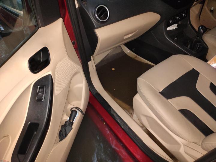 Ford Aspire stuck in rain: Engine stalls & water enters cabin | Team-BHP