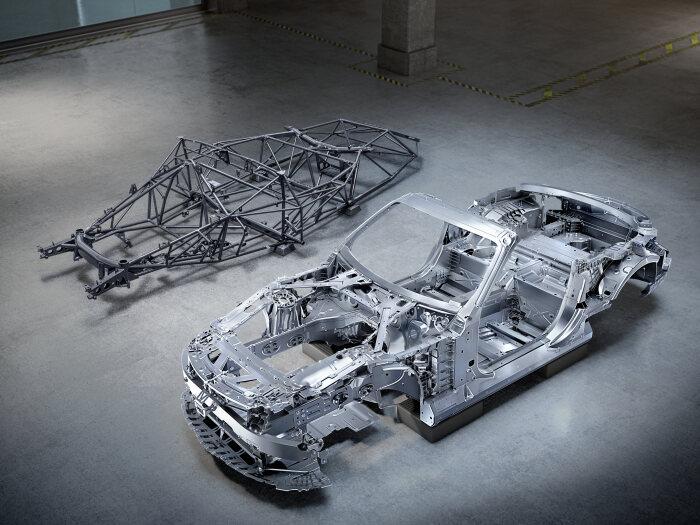 Mercedes-AMG reveals bodyshell of upcoming SL Roadster 
