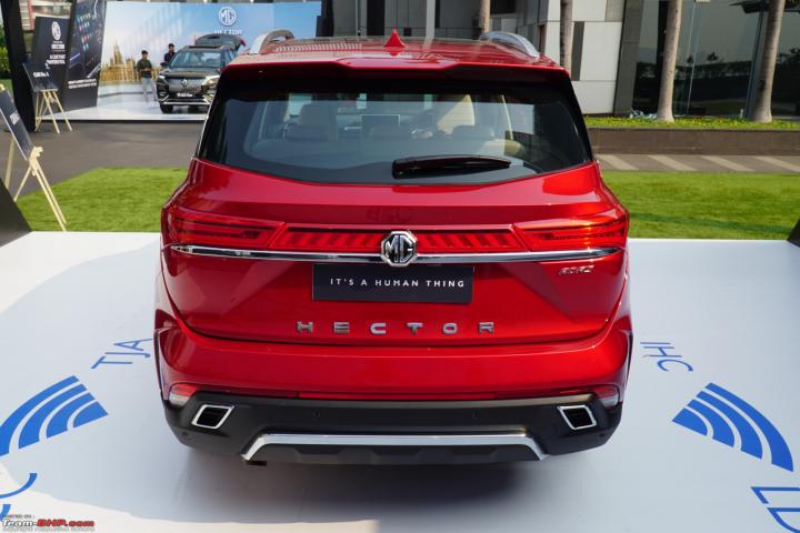 2023 MG Hector facelift unveiled in India | Team-BHP
