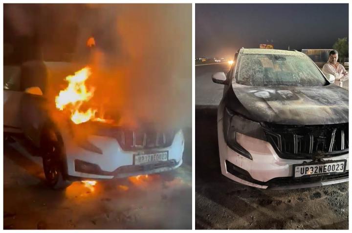 Mahindra XUV700 fire caused by aftermarket parts 