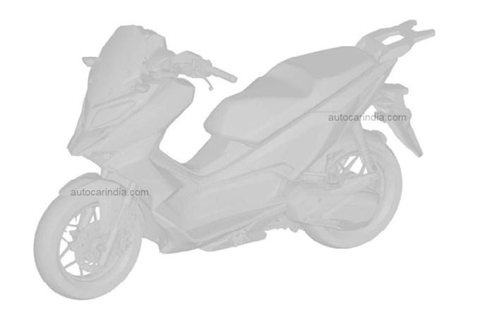 Hero MotoCorp's new maxi-scooter design patent leaked 