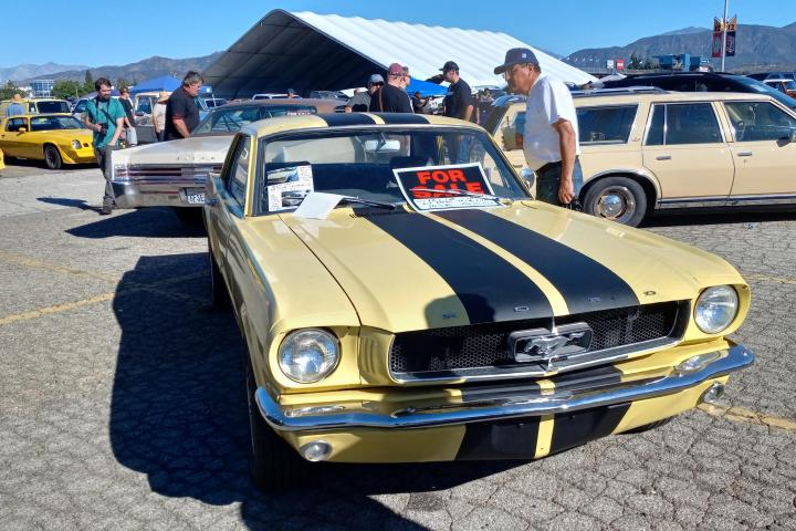 Witnessed thousands of cool cars for sale at the huge Pomona Swap Meet 