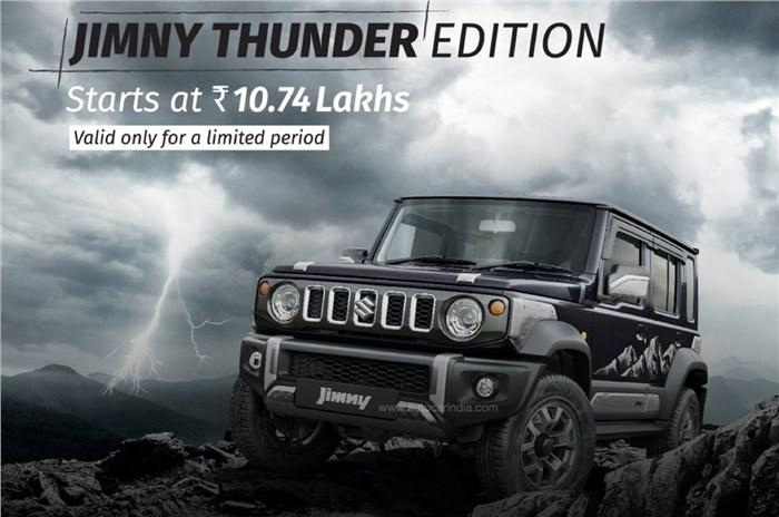 Maruti Jimny Thunder Edition launched at Rs 10.74 lakh 