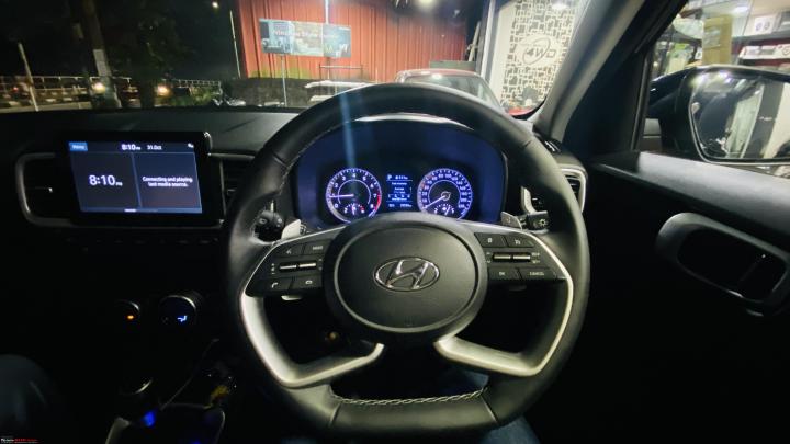 Pics: Attempted to swap the steering from the new Hyundai Venue to old 