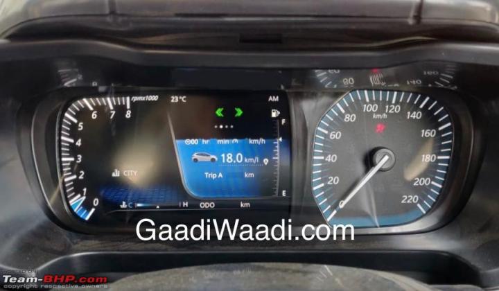 Tata 45X hatchback interior spied 