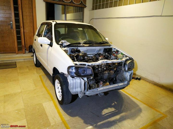 Pics: How I fitted a Honda 1.3L petrol engine in my Maruti Alto 