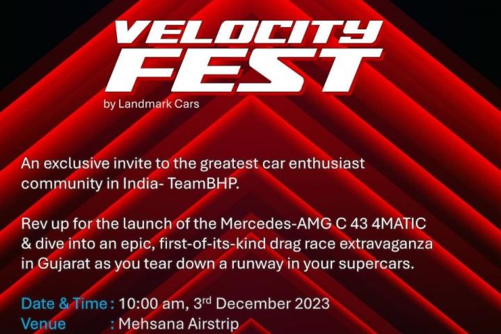 Velocity Fest drag race event to be held on December 3 