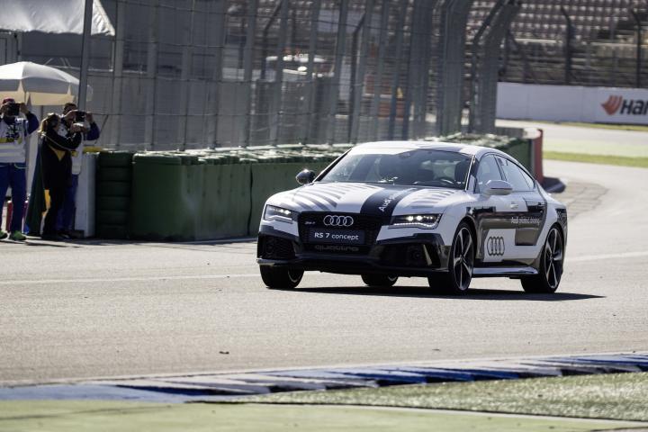 Driverless Audi RS7 does Hockenheim in 2 minutes 