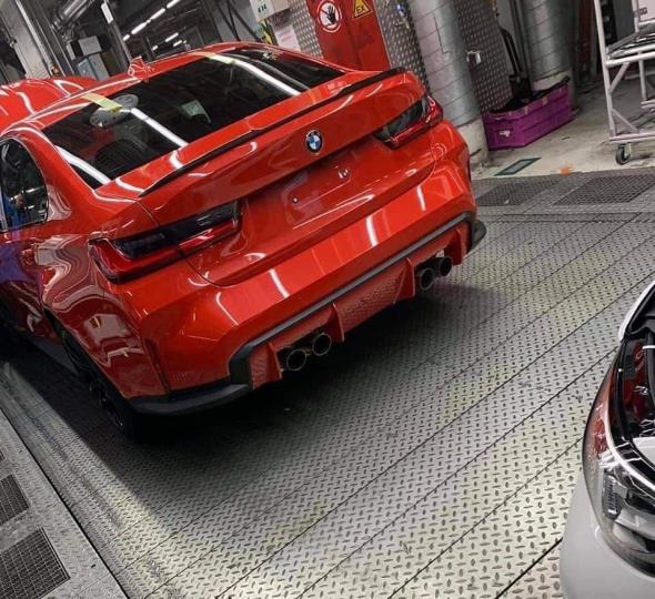 Next-gen BMW M3 rear leaked 
