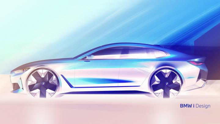 BMW i4 electric sedan revealed 