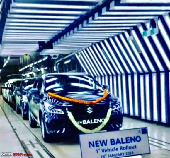 2022 Maruti Baleno facelift production begins 