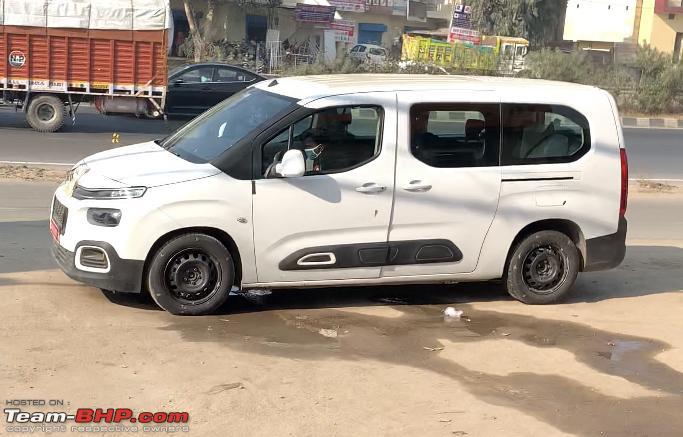 Citroen Berlingo MPV spotted testing with 1.5L petrol engine 