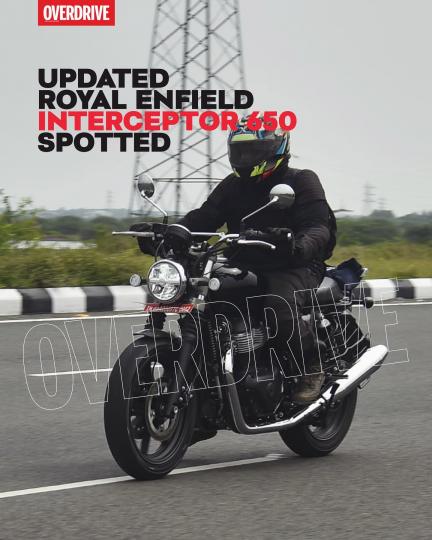 Royal Enfield Interceptor 650 spied with dual front disc brakes Team BHP
