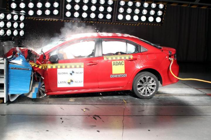 2020 Toyota Corolla scores 5-stars in Latin NCAP crash test 