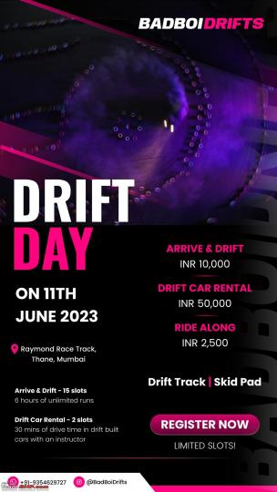 Bad Boi Drifts is back in Mumbai with 'Drift Day' on June 11 