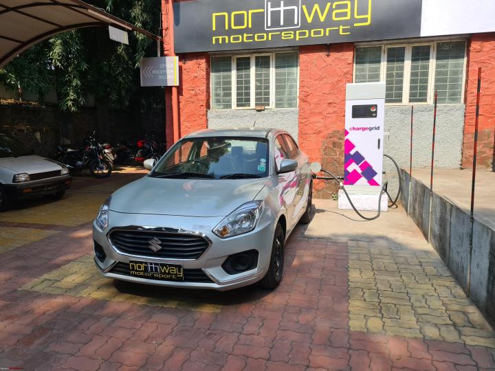 Converted a Maruti Dzire to an Electric Car 