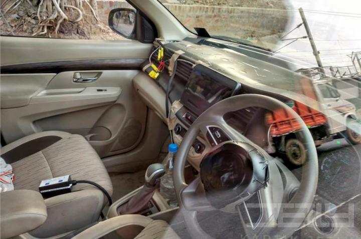 2nd-gen Maruti Ertiga spied with an automatic gearbox 