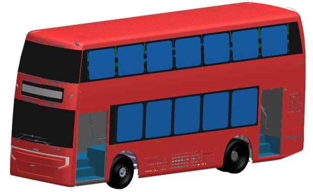 Tata files design patent for a double-decker electric bus 
