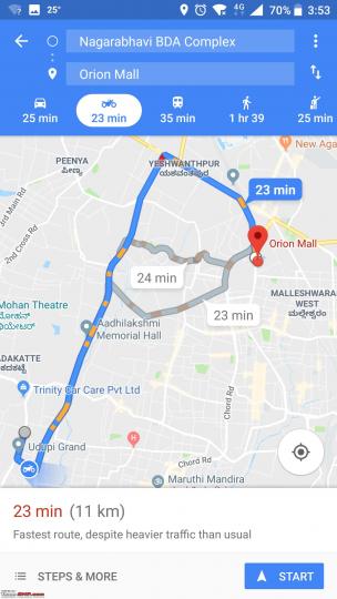 Google Maps launches 2-wheeler mode in India 