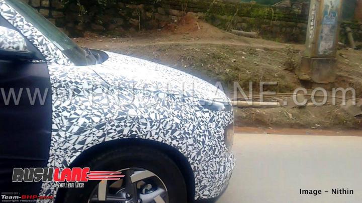 Hyundai's new compact SUV spotted testing in India 