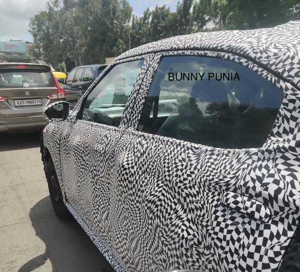 Citroen C3X crossover sedan spied for the first time in India 