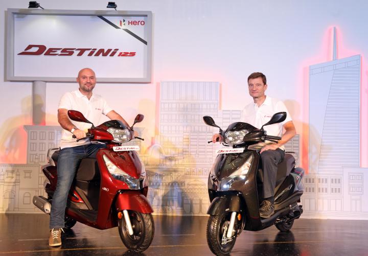 Hero Destini 125 launched at Rs. 54,650 