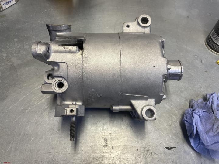 How I turned a car AC compressor into a cut-section model 