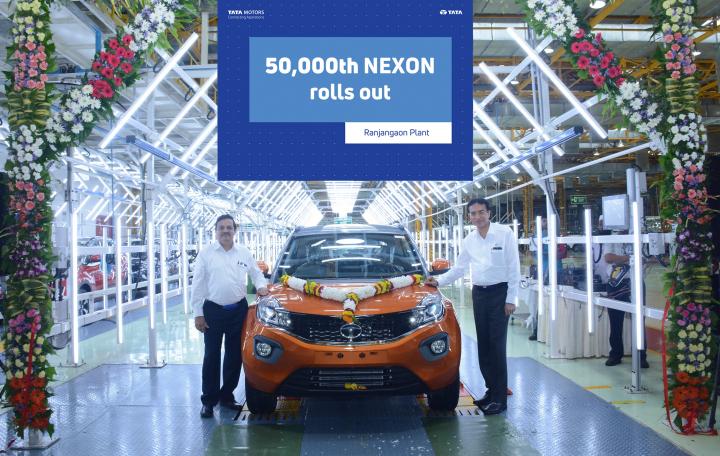50,000th Nexon rolls out of Tata's Ranjangaon plant 