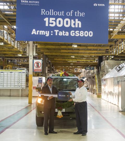 Tata Motors rolls out 1,500th Army-spec GS800 Safari Storme 