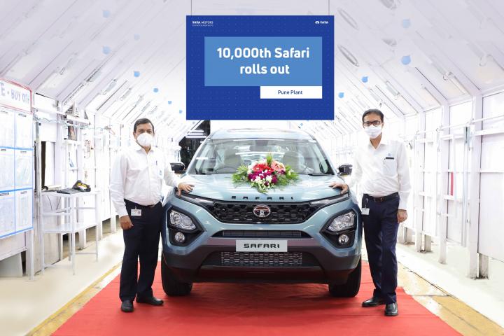 10,000th Tata Safari rolls out of Pune factory 