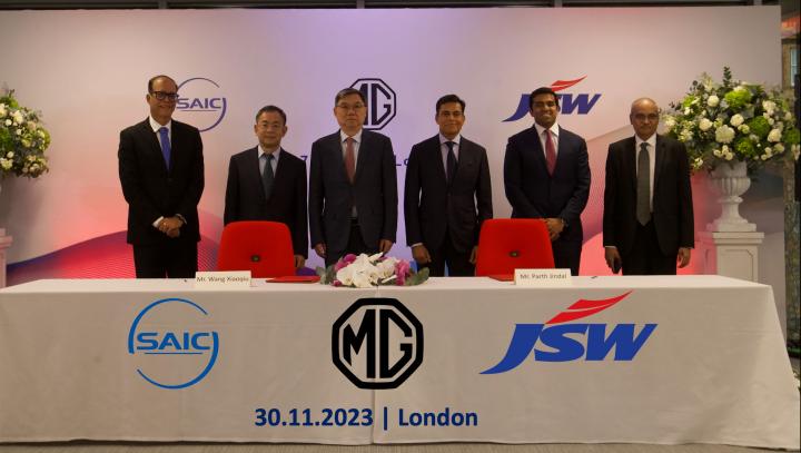 SAIC Motor & JSW Group announce a joint venture 