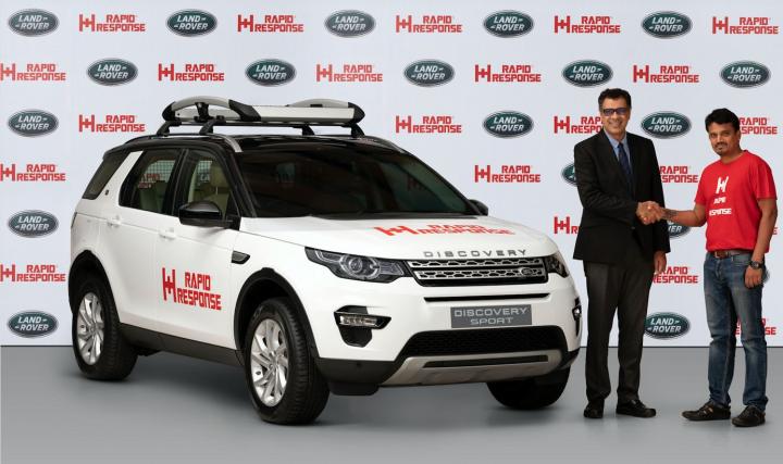 Land Rover Discovery Sport loaned for disaster relief work 