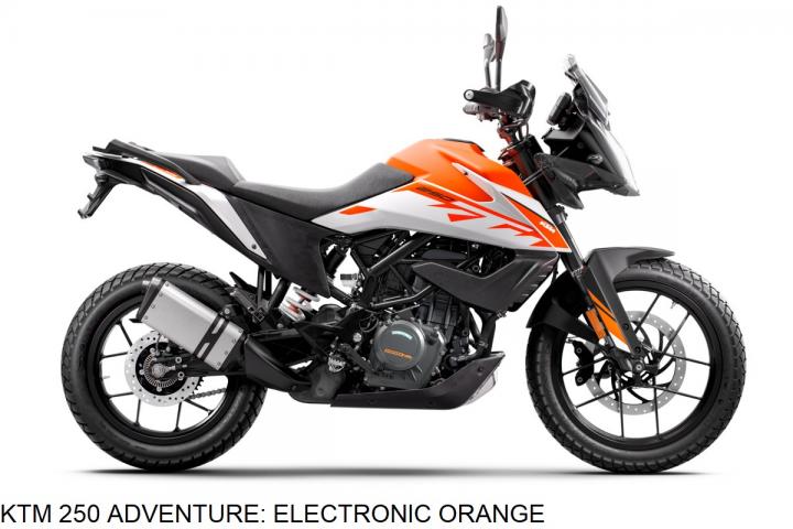 2022 KTM 250 Adventure launched at Rs. 2.35 lakh 