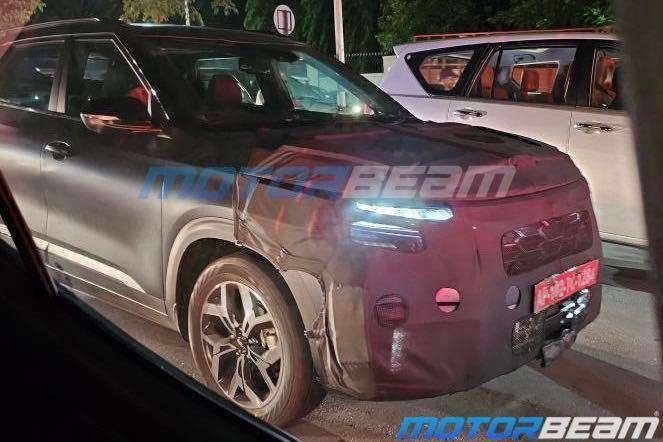 Kia Seltos facelift spied in X-Line trim ahead of launch 