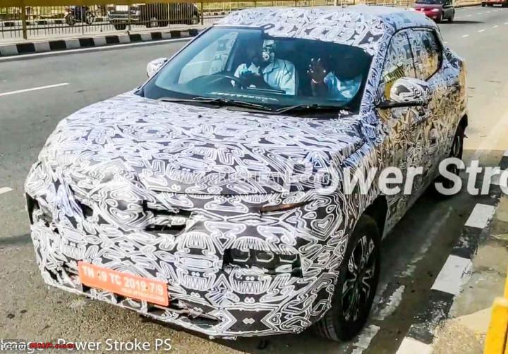 Renault Kiger (HBC) sub-4 meter SUV spied 