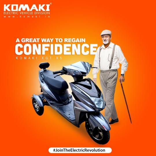 Komaki makes XGT X5 EV scooter for elderly, specially-abled 