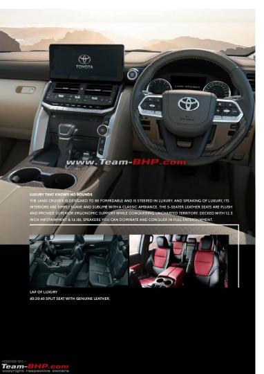 Scoop! India-spec Toyota Land Cruiser LC300 brochure leaked 
