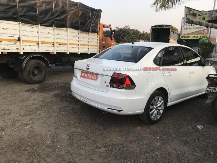 LHD VW Vento with some updates spotted 
