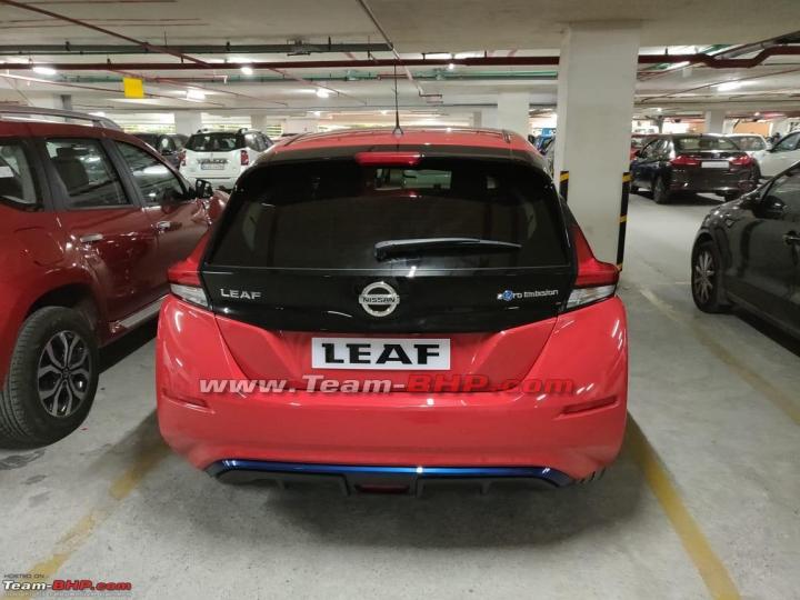 Scoop! 2nd-gen Nissan Leaf spotted in India 