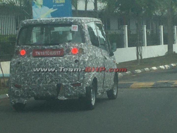 More images: Mahindra Atom electric quadricycle spied 